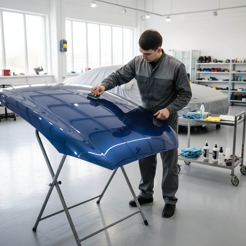 Professionelle Aufbereitung: Keramikversiegelung auf Fahrzeughaube